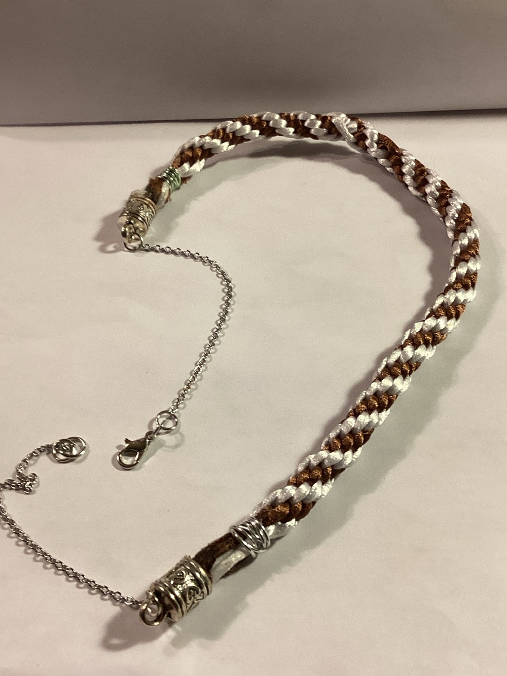 Kumihimo necklace